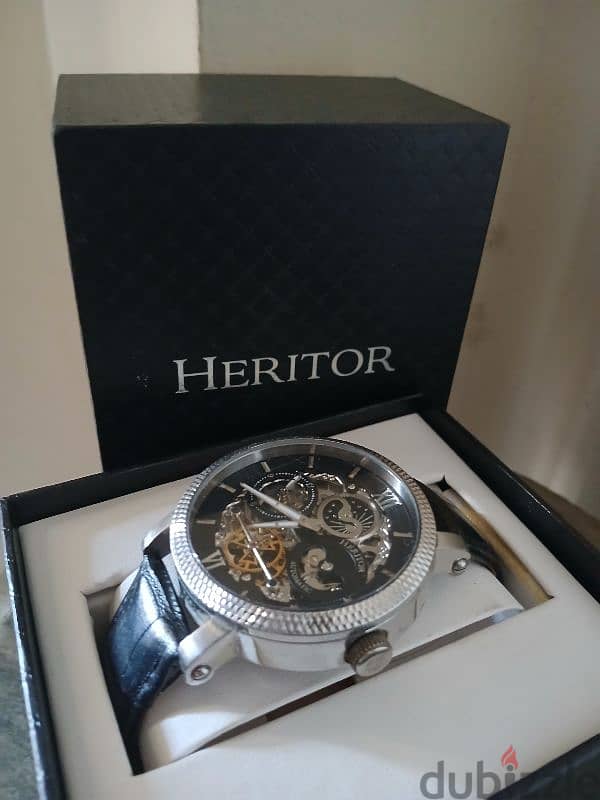 ساعة رجالي هيرتور اصلية HERITOR WATCH 316L MODEL HERHR4405 0