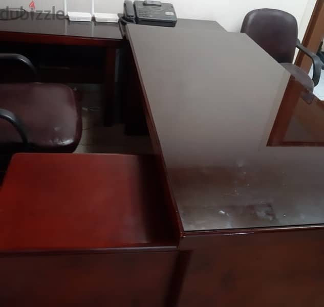 Office Desk + Chairs 3