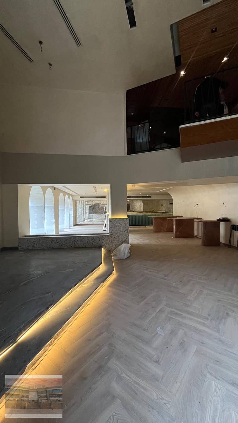 Retail for rent/sale 350m fully finished in masr el gdida         AH/NA 87 7