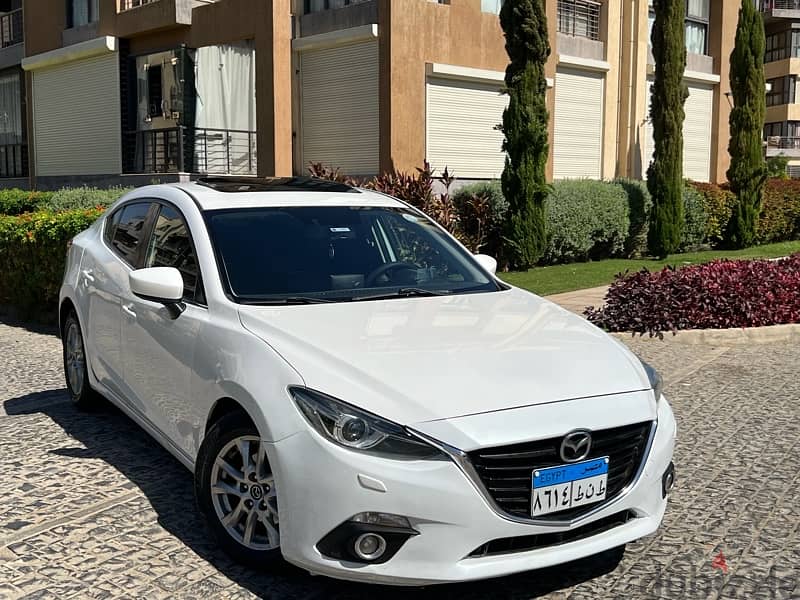 Mazda 3 2015 top line مازدا فابريكه حاله الزيرو 3