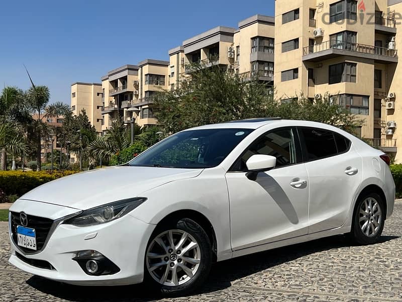 Mazda 3 2015 top line مازدا فابريكه حاله الزيرو 4