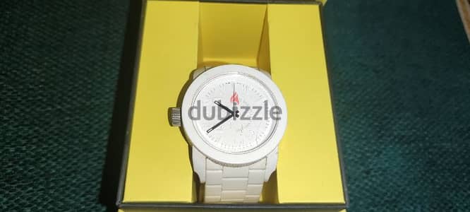 ساعة ديزل اصلي لون ابيض Diesel Original Watch