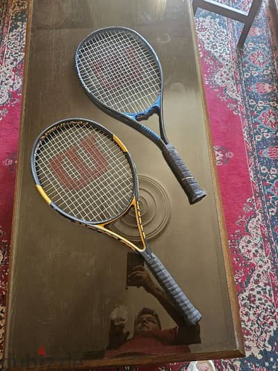 wilson tennis racquet مضرب تنس ولسن  عدد ٢