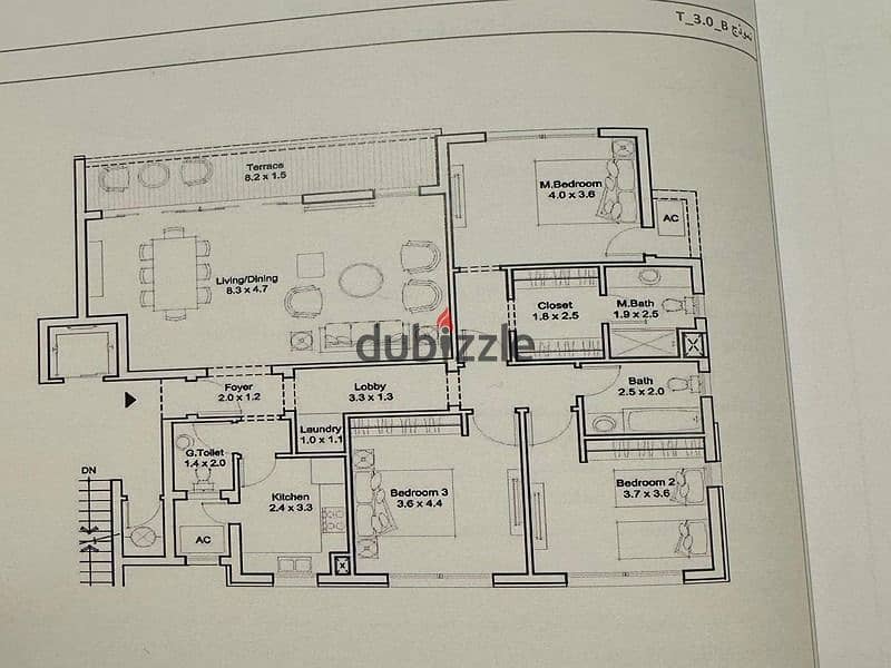 مراكز  ديستركت 5   شقة  125م  بحرى القاهرة  الجديدة 4