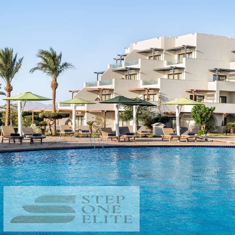 In Soma Bay Hurghada, a chalet for sale (with an attractive down payment) directly on the sea 1