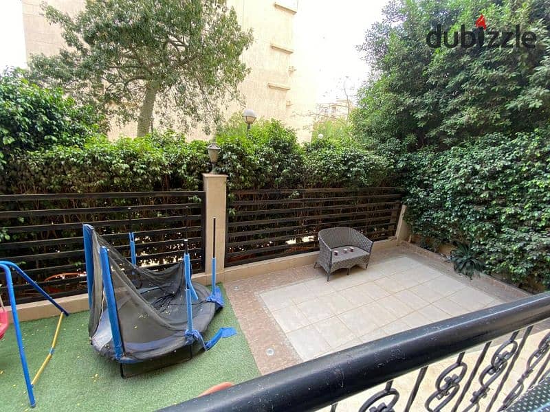 Apartment for sale 121 m with a private garden, immediate delivery, finished with kitchen units in Rehab City, at a special price 9