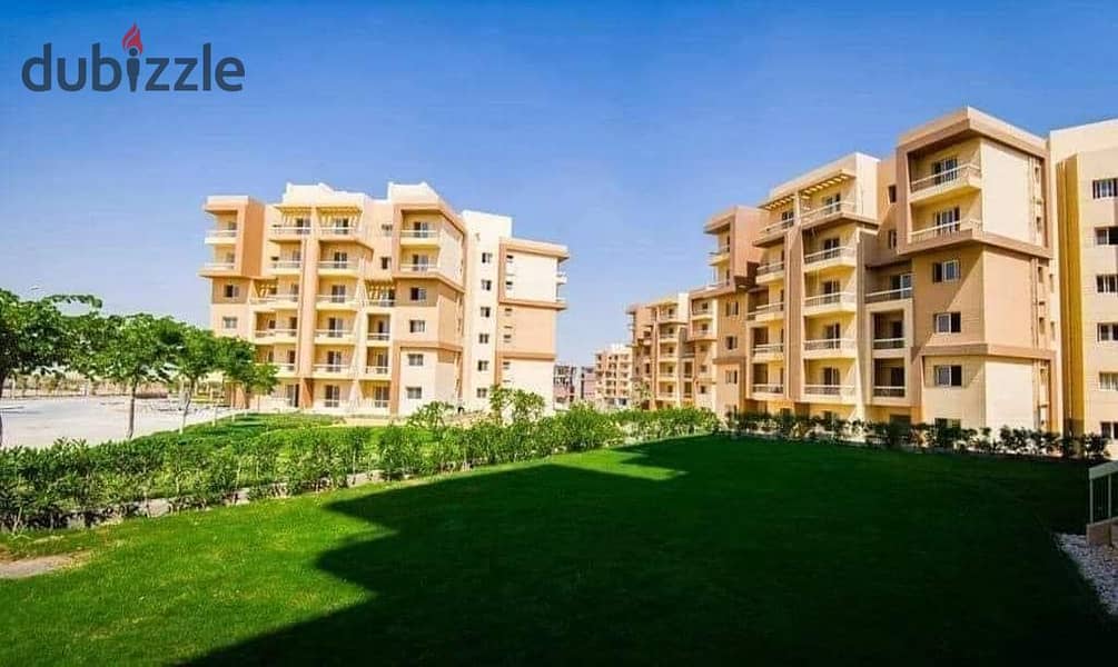 Apartment for sale in Ashgar City in installments without interest, overlooking green spaces and water bodies. . | October - Ashgar Heights - Badia - Ha 20