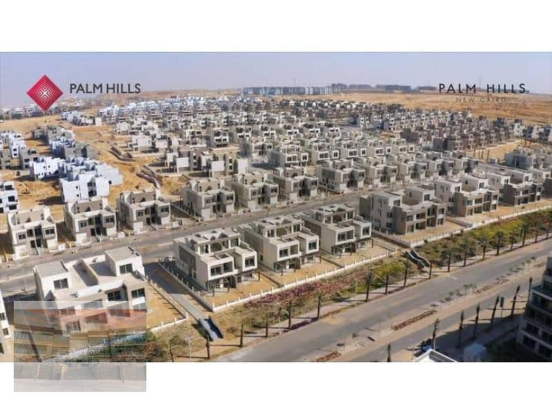 Town house corner for sale in Palm Hills New Cairo 3