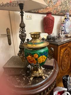 Russian copper electric Samovar ساموار نحاس روسي 0