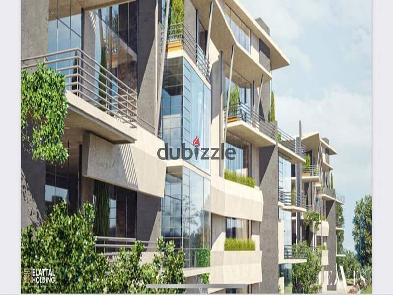 Duplex for sale, 285 m, in front of Hyper One, next to Al Khamayel, in installments 9