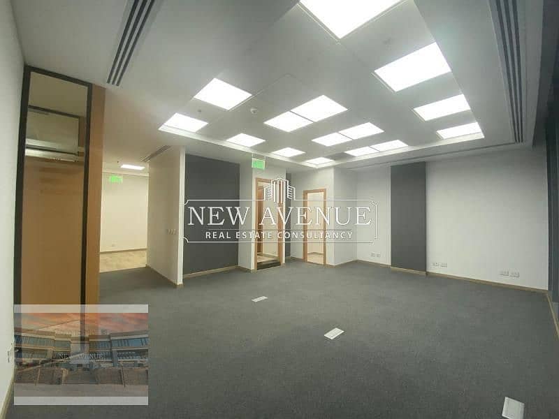 Office 154 sqm Fully Finished for Rent in Cairo festival city        K/N 6 1