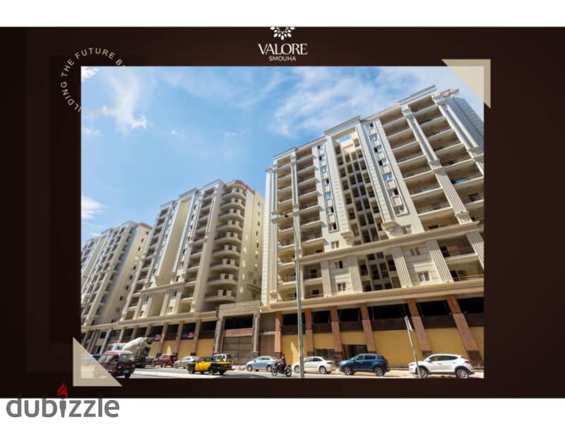 Apartment 77 m in Valore Sheraton Compound in Heliopolis, fully finished with air conditioners and kitchen. 1