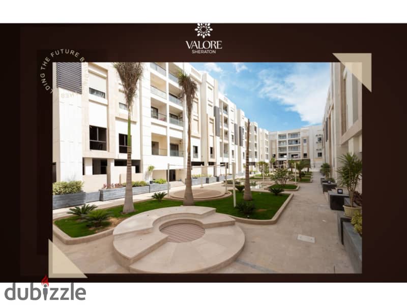 Apartment 77 m in Valore Sheraton Compound in Heliopolis, fully finished with air conditioners and kitchen. 6