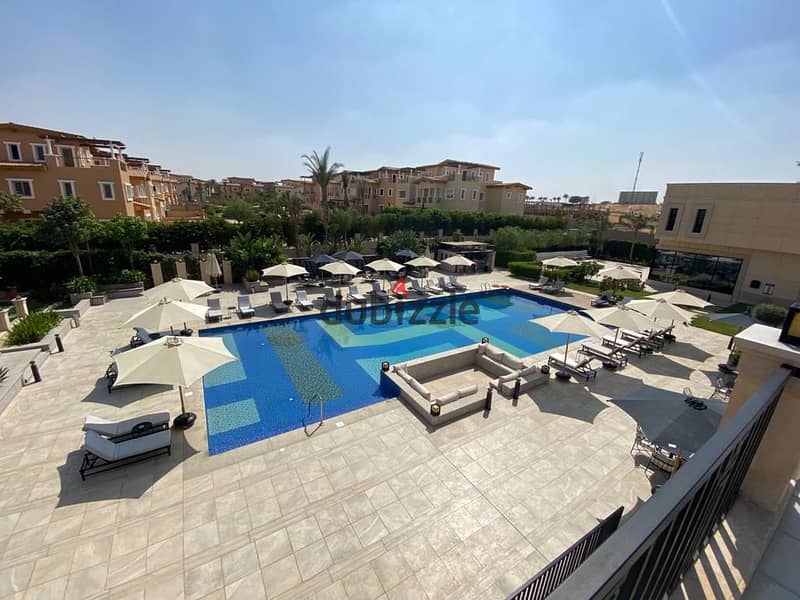 Very prime location villa(D4) with inst    525M   in hyde park new cairo   For sale (Direct on the park) 2