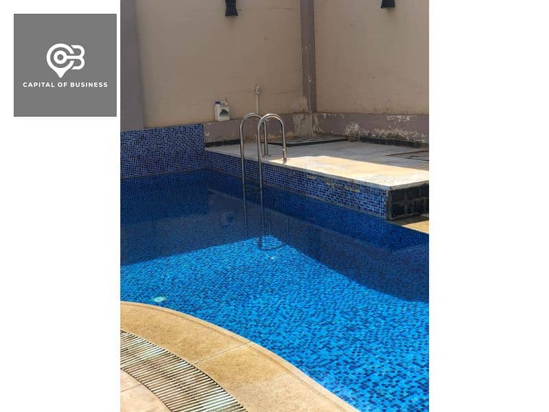 Villa for sale in Zahrat El Tagamoa Compound from the owner, 7 rooms, garden view and swimming pool 5