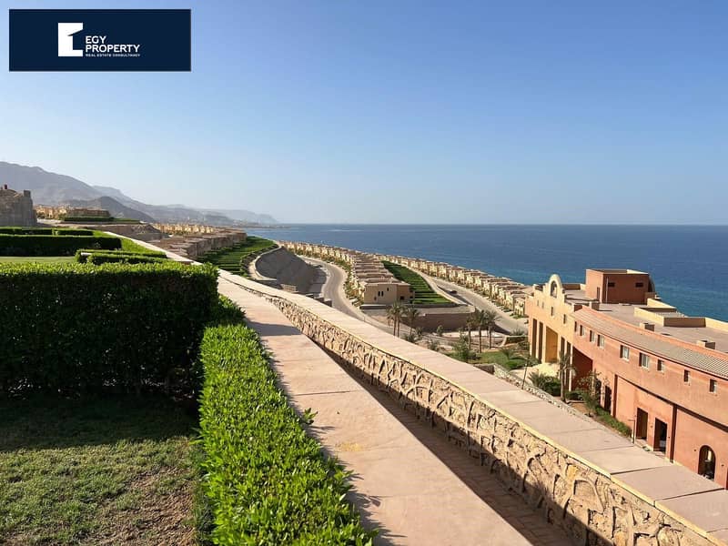 Own Now !! Twin House Direct To The Sea Fully Furnished For Sale in Telal Sokhna Ain El Sokhna Open view  Ready To Move 3