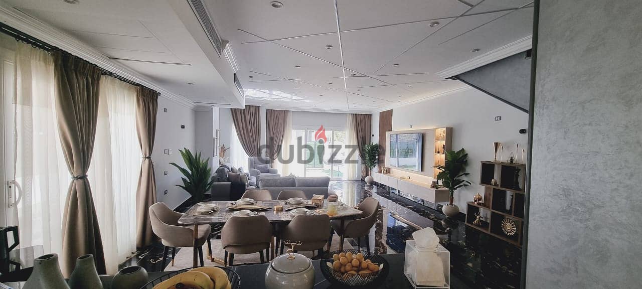 دوبلكس بجاردن تشطيب مودرن 234م ايجار في هايد بارك Hyde park التجمع 4