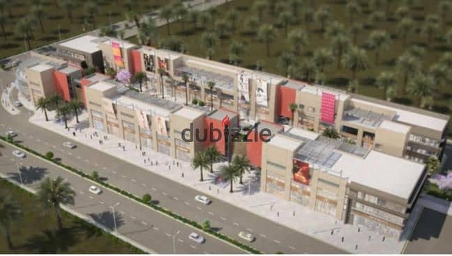 Shop For Rent In Palm Hills, directly on the axis of The Ellen Mall  In front of Arkan Plaza 8