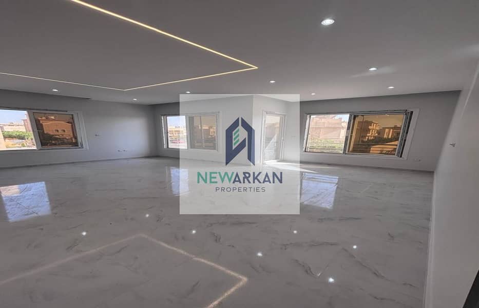 Apartment for sale fully finished ultra super lux ultra super lux, luxurious finishing near to Waslet Dahshur Road Sheikh Zayed 1