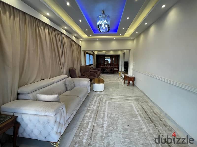 Furnished apartment on the Nile for daily rent in Abdulaziz Al Saud Street 11