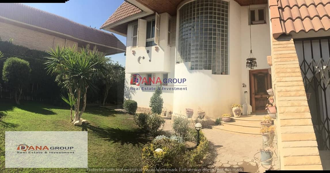 Villa for sale in Rabwa Compound * First row on golf * Area 750 meters  Buildings 350  It consists of ground and first and roof 4-Bed  5 bathrooms Pri 6