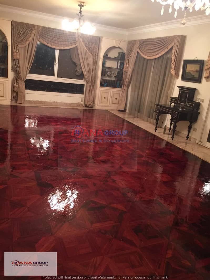 Villa for sale in Rabwa Compound * First row on golf * Area 750 meters  Buildings 350  It consists of ground and first and roof 4-Bed  5 bathrooms Pri 8