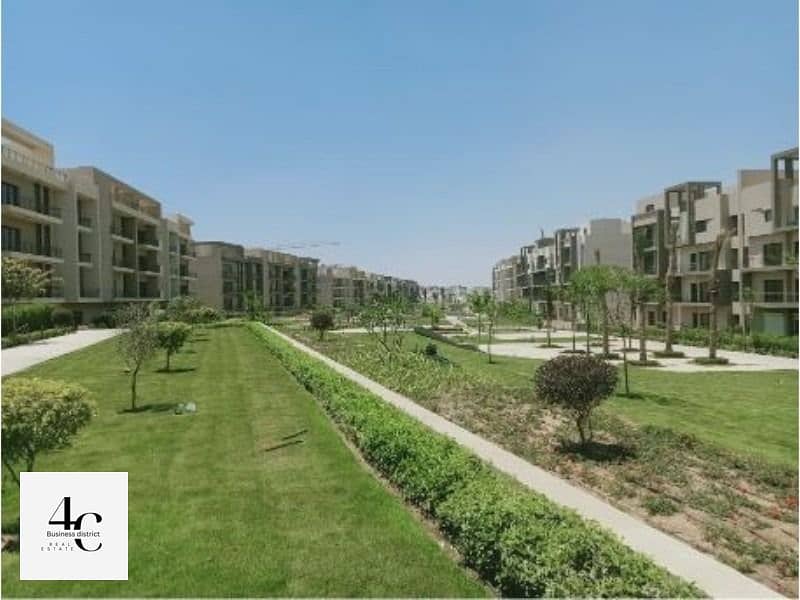 Lowest down payment Apartment 158m roof 60m north direction fully finished with Acs view landscape in al marasem fifth square new cairo 9