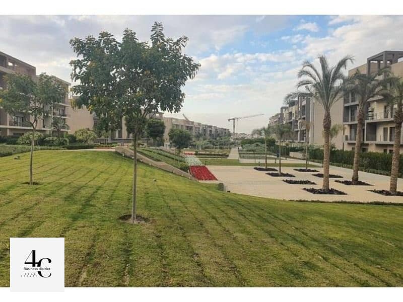 Lowest down payment Apartment 158m roof 60m north direction fully finished with Acs view landscape in al marasem fifth square new cairo 12