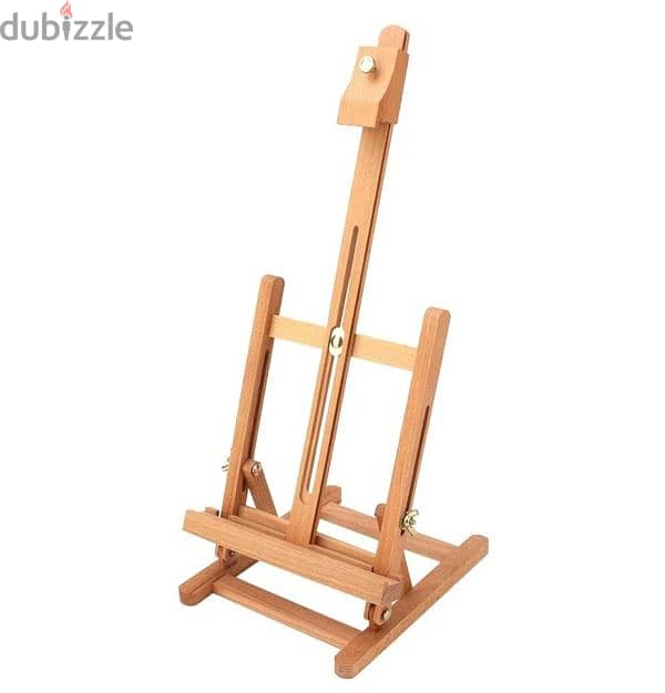 Artists Adjustable Beechwood Painting and Display Easel 3