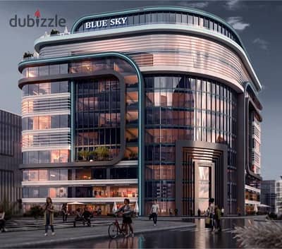 Commercial for sale in Key Mall New Capital, area 16 m + 7 m external area