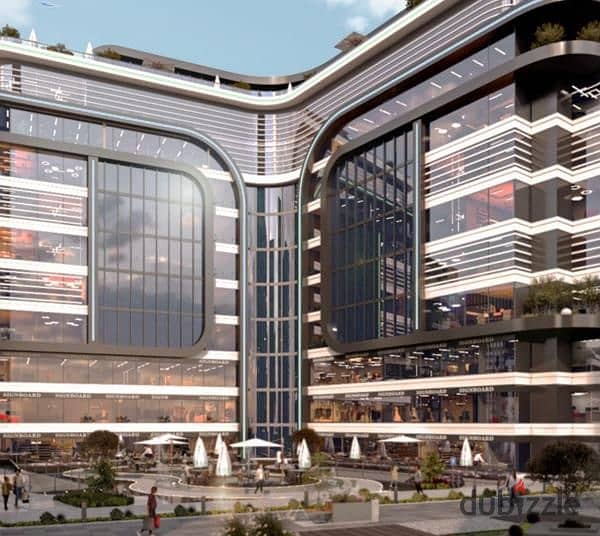 محل للبيع في key mall new capital مساحه 16م + 7م مساحه خارجيه 2