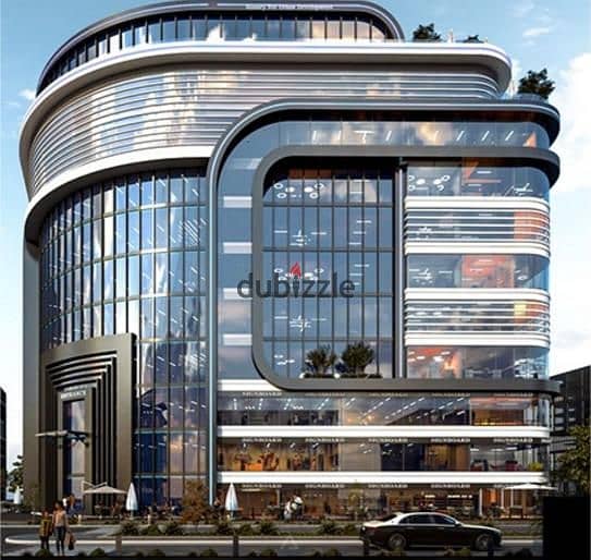 Commercial for sale in Key Mall New Capital, area 16 m + 7 m external area 3