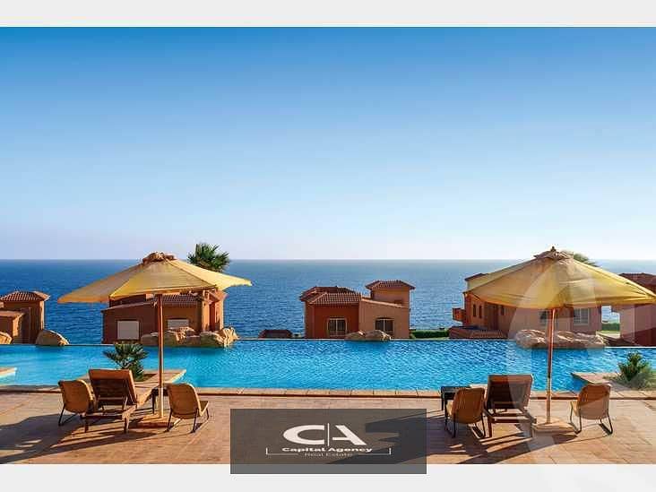 Chalet with garden 191m for sale in Ain Sokhna with 27% discount on cash fully finished overlooking the sea or with a5% down payment in_TELAL EL SOKHN 2