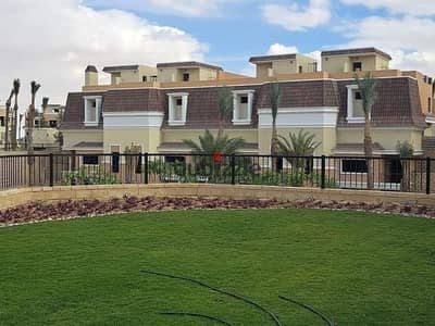 Villa with direct view landscape and gardens  wall by wall with Madinaty in The Butterfly from Madinet Misr Company