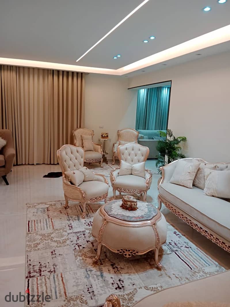 Apartment for sale with kitchen and air conditioners, Al-Tagamoa, First District  Near Al-Baghdadi Square, South Ninety, Malls and Services Area 1