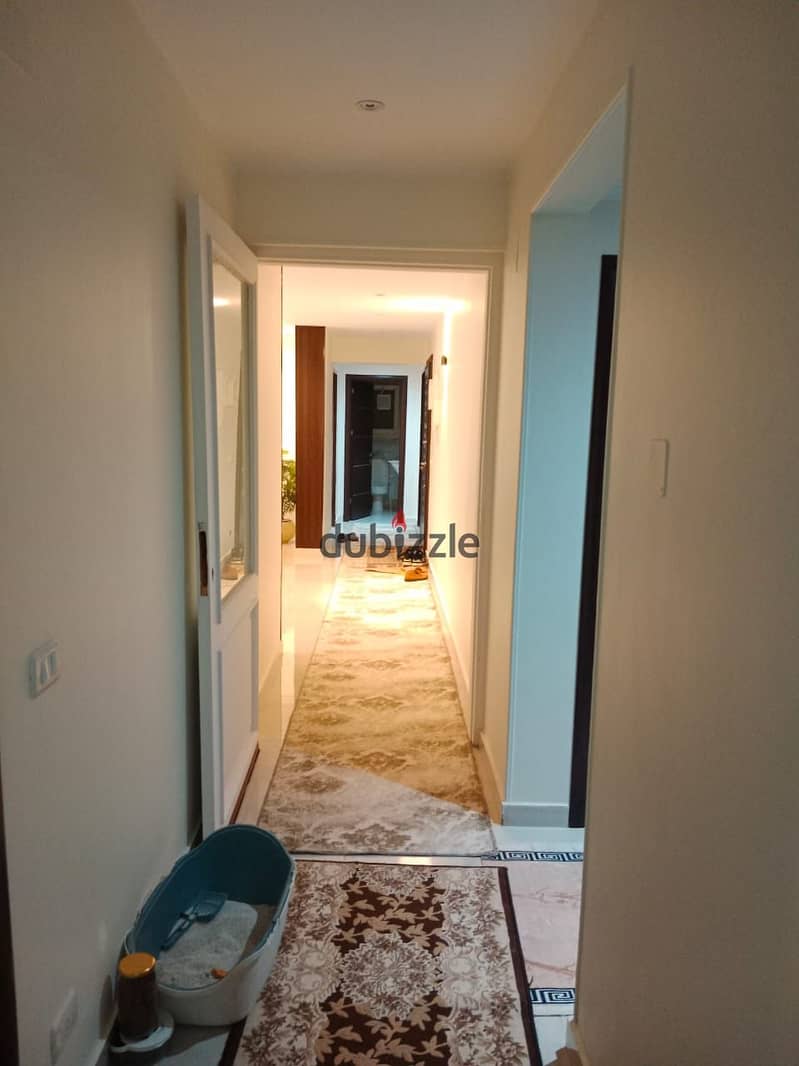 Apartment for sale with kitchen and air conditioners, Al-Tagamoa, First District  Near Al-Baghdadi Square, South Ninety, Malls and Services Area 3