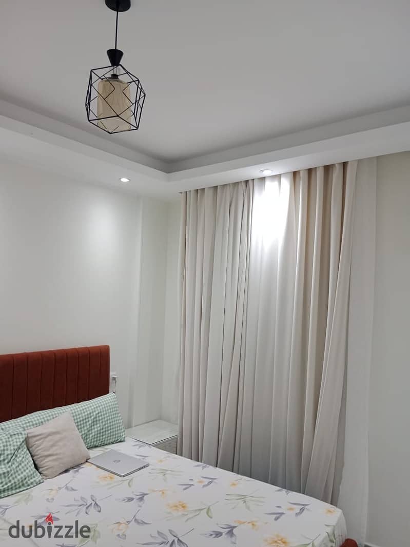 Apartment for sale with kitchen and air conditioners, Al-Tagamoa, First District  Near Al-Baghdadi Square, South Ninety, Malls and Services Area 11