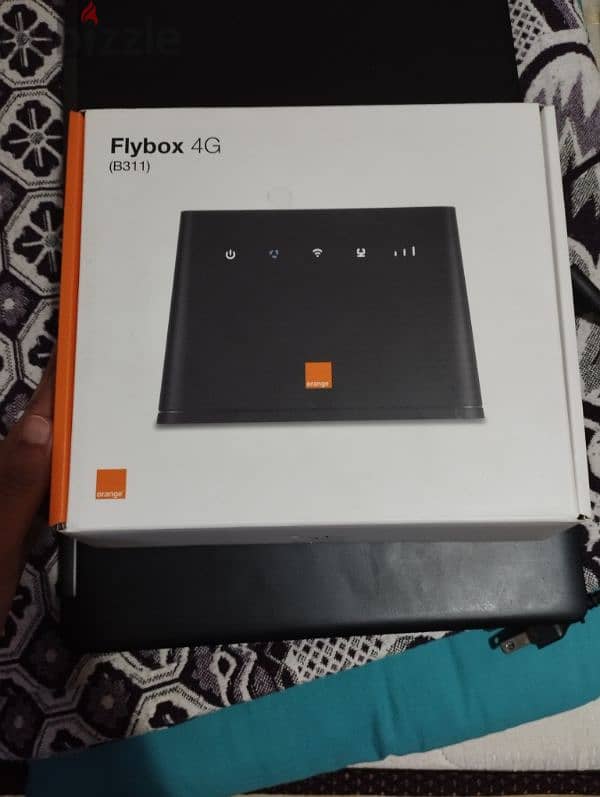 Flybox 4G راوتر هوائي اورانج + خط اورانج 3