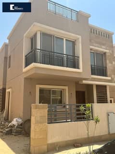 Villa at the old price, in Taj City Directly in front of the airport, with installments , under market price 0