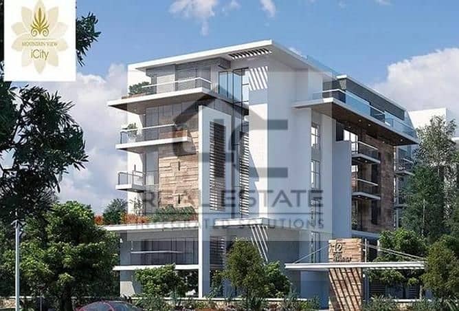 Apartment 115 m ready to move  In Mountain View iCity Compound Two Rooms At The Lowest Price In The Market Club Park phase 3