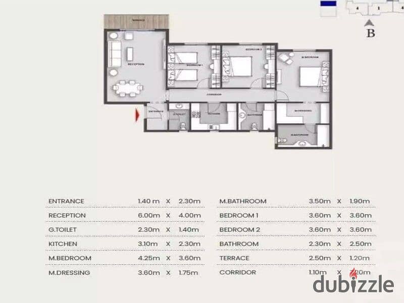 An apartment for sale in Mountain View Future City compound 2