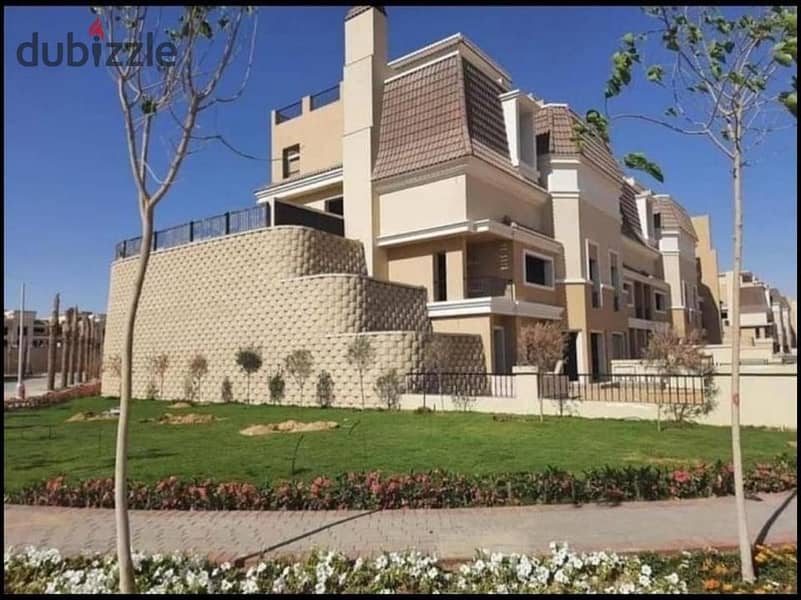 Villa for sale next to Madinaty in sarai New Cairo by madinet masr Company on the Suez Road near the Shorouk Gates 1