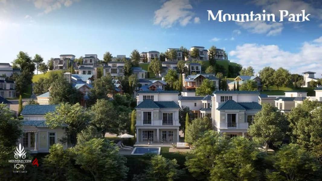 شقة للبيع ريسيل استلام فوري 190 م في كمبوند ماونتن فيو اي سيتي اكتوبر Club Park  Mountain View ICity 6