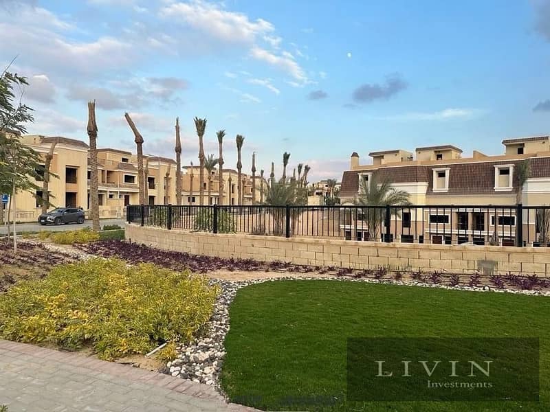 4-bedroom villa for sale in Fifth Settlement, Sarai Compound, next to Madinaty and the American University, with a 70% discount on payment systems. 7