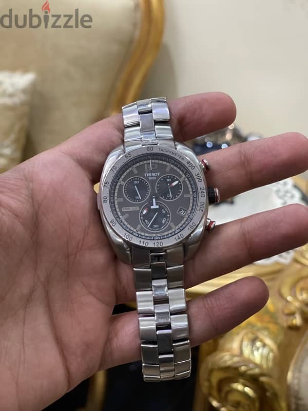 ساعة Tissot عددات اصليه ١٠٠٪؜ حاله فوق الممتازه  شيك جدا 8