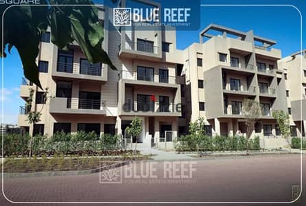 For sale,  finished apartment with garden ,AC'S, 168 SQM, a special price in Fifth Square Compound, New cairo