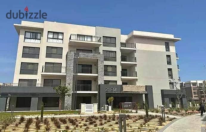 I own an apartment in a garden   Fully finished units   Minutes away from Al-Wahat Road   Badya Palm Hills   Apartment area 111 meters + private gard 8