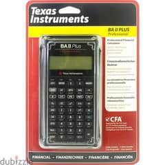 BA II Plus professional calculator 0