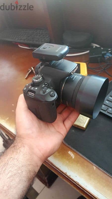 Canon 700d + 50 mm flash 520 للبيع تم تنزيل السعر لسرعة البيع 1