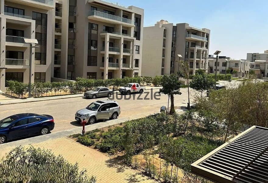 For sale apartment with garden Fully finished (ready for delivery) in installments in The Address East, Fifth Settlement Next to (I-City) Mountain 2